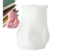 Silicone Candle Molds - Reusable 3D Jesus Mary,Heat Resistant Molds for Candle Making,Home Decoration Plaster Soap Clay Concrete Beginners Craft Lovers