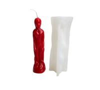Silicone Candle Mould - DIY Making Supplies | Reusable Flexible Mold, Perfect for Homemade Crafts, Ornaments, Soap, Resin, Wax Projects Easy Release, Heat Resistant, Creative Gift Hobbyists