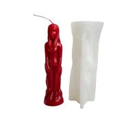 Silicone Candle Mould - Male Female Body Shape, Soft Silicone Art Form, Reusable Casting Tool, Smooth Release Structure | Wax Ornament Creation Supply for Home Studio Decorative Candle Projects
