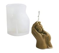 Silicone Candle Mould Mother's Day Candles, Candle Mould for Mother and Baby in Mother Hand Shape Body Candles Silicone Mould Candles Silicone Mould Mould Silicone Mould for Home Decoration