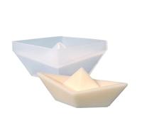 Silicone Candle Mould Paper Boat Silicone Candle Molds DIY Aromath Plaster Ornament Scented Mould Home Decor Handcrafts Gifts