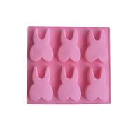 Silicone Candle Mould， Silicone 3D Tooth Mould for Candle Soap Chocolate Fondant Cake Decoration Multicolor(Pink)