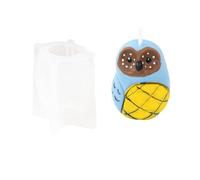 Silicone Candle Mould Silicone Candle Mold 3D Owl DIY Little Animal Making Supplies Handmade Soap Plaster Craft Resin Home Decor for DIY(Color-14)