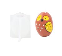 Silicone Candle Mould Silicone Candle Mold 3D Owl DIY Little Animal Making Supplies Handmade Soap Plaster Craft Resin Home Decor for DIY(Color-10)