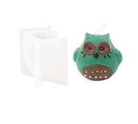 Silicone Candle Mould Silicone Candle Mold 3D Owl DIY Little Animal Making Supplies Handmade Soap Plaster Craft Resin Home Decor for DIY(Color-12)