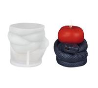 Silicone Candle Mould | Snake Shape for Candles | Non-Adherent Craft Materials for Crafts with Clay and Figures