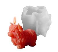 Silicone Candle Moulds | 3D Silicone Yak Candle Mould - Decorative Craft Mould for Farm Animals Craft Jewellery Travel Holiday Decoration Fans Household