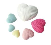 Silicone Candle Moulds 3D Woven Love Silicone Mold Heart Resin Candle Mousse Cake Aromatherapy Mould Chocolate Baking Molds Crafts for DIY(L)