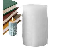 Silicone Candle Moulds,Christmas Reusable Home Decoration,Anti Stick Plaster Candle Wax Molds - For Plaster Chocolate Fondant Clay Gummy Shelf Window Classroom School Birthday