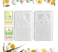 Silicone Candle Moulds | Easy Release Reusable Easter Tool | Cute Easter Mould for Creative Activities Friends Students Adults Birthday Party