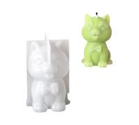 Silicone Candle Moulds Resin Art Molds Dog Shape Craft Mold for Candle Making