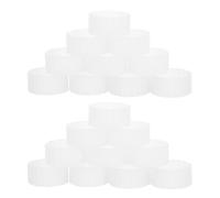 Silicone Candle Stabilizer Ring 2.2x2.2x1cm for Candlesticks 20PCS | Rubber Grip Insert, Wax Mess Reduction, Secure Holding for Weddings, Worship Services and Events