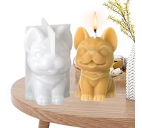 Silicone Candlestick Dog-3d Animal Candlestick Candlestick in Dog Reform | Flexible Silicone Form for Wax, Puppy Candles for Crafts, Gift Idea for Lovers
