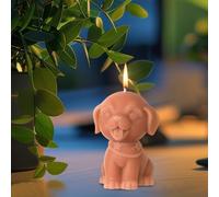Silicone Candlestick Dog-Puppy Form, Flexible Candle Production Tool | Silicone Shape with Dog Pattern, Pet Candlestick, 3D Wax Sculpture Shape