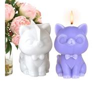 Silicone Candlestick Dog-Puppy Form, Flexible Candle Production Tool | Silicone Shape with Dog Pattern, Pet Candlestick, 3D Wax Sculpture Shape