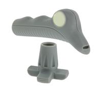 Silicone Cane Tips for Walking and Hiking Stick Support(Green) | Universal Fit, Nonslip Friction, Easy Installation, Replaceable Design, Suitable for Indoor Floors, Wet Stairs and Park Paths