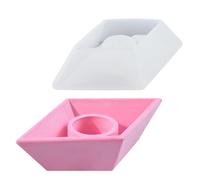 Silicone Canister Molds - Flexible Resin Tray, DIY Craft Shape Mold | Reusable Epoxy Shape for Chocolate Keys with Clay Wax Candy, Art Mold C