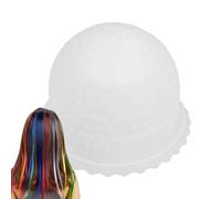 Silicone Cap for Highlighting Hair,Washable Dyeing Hat - Hair Coloring Hat Reusable, Punched Frosting Cap for Hair Coloring, Hair Salon Tools