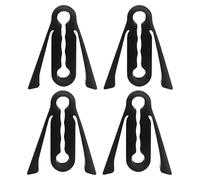 Silicone Car Door Latch Covers - 4-Piece Protective Shock Pads, Noise-Reducing Automotive Interior Accessory, Cushion, Soft Cover | Multi-Purpose Kit for SUV Truck Garage Parking Outdoor