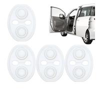 Silicone Car Door Lock Guard - Protective Cap Accessory, Stable Exterior Pad, Buckle Cover Silicone Lock Cover for Automotive Sound Dampening | Silent Vehicle Automobile Quietness Anti-Rust Shield Use