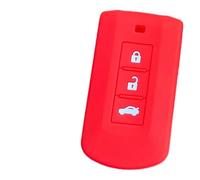 Silicone Car Fob Key Case Holder Cover Shell Bag Set, for MITSUBISHI Ralliart OUTLANDER Lancer EX ASX Colt Grandis Pajero Sport