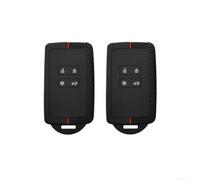 Silicone Car Key Bag For Renault Clio Megane for kadjar Koleos for captur | Espace Duster, Full Cover Protection Case For 4 Button Remote , Soft for tpu Material With for Red Line Accent
