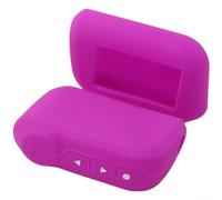 Silicone Car Key Cover for Starline A93 A63 Russian Version - Anti-Slip Shockproof Remote Case(Purple)