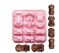 Silicone Car Mold,Reusable Flexible Mould | Racing Car Shape Baking Mold | for Beginners Professionals Kids Soap Candle Chocolate Dessert