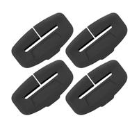 Silicone Car Seat Belt Buckle Cover 4 Pack, Reusable Anti-Scratch Seatbelt Buckle Protector, Silent Dustproof Seat Belt Lock Insert Guard For Auto Truck SUV RV Sedan Interior Accessories