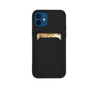 Silicone Card Holder Protection Case Compatible With iPhone 11 Pro in Black