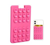 Silicone Cards for Phone - Support for the Adhesive Card by Phone | Powerful Accessories for Supporting the Phone in Adsorpiment for Wall, Shower, Mirror and Window