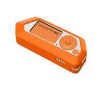 Silicone Case Anti-Drop Shockproof Anti-slip Case Anti Scratch Game Console Protective Cover Portable for Flipper Zero Game Accessories (Orange)