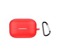 Silicone Case Compatible for Sony LinkBuds Clip WF-LC900, Lightweight Scratch-Resistant Protective Cover with Precise Dimensions 60.9x53.3x37.2mm, Easy-to-Maintain Stylish Design(Red)