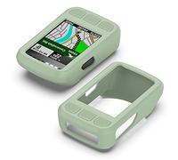 Silicone Case Compatible for Wahoo Elemnt Bolt V2 GPS Cycling/Bike Computer Bundle Protective Cover Skin Protector Bumper Accessories(Green)