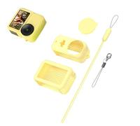 Silicone Case Compatible with DJI Osmo Nano - Full Body Protection, Lens Cap, Non-Slip Surface, Anti-Collision and Anti-Drop Set (Yellow)