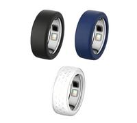 Silicone Case Compatible with Oura Ring 5, 3/6-Pack Colourful Daily Set, Soft Bumper for Gen 5, Sweat-Proof Sleeve, Size 6-9 & 10-13 (3 PCS(White, Black, Navy), S (size 6-9）)