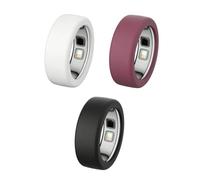 Silicone Case Compatible with Oura Ring 5, 3/6-Pack Colourful Daily Set, Soft Bumper for Gen 5, Sweat-Proof Sleeve, Size 6-9 & 10-13 (3 PCS(White, Black, Burgundy), M（size 10-13）)