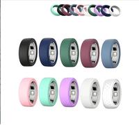 Silicone Case Compatible with Oura Ring 5, 8/10-Pack Complete Colour Kit, Soft Bumper for Gen 5, Sweat-Proof Sleeve, Size 6-9 & 10-13 (10 PCS, M（size 10-13))