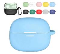 Silicone Case Compatible with Redmi Buds 8 Pro,360° Full Body Protection,Shockproof & Anti-Dust Earphone Cover,Ultra-Thin Soft Charging Case with Precise Cutouts,Supports Wireless Charging (Blue sky)