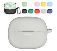 Silicone Case Compatible with Redmi Buds 8 Pro,360° Full Body Protection,Shockproof & Anti-Dust Earphone Cover,Ultra-Thin Soft Charging Case with Precise Cutouts,Supports Wireless Charging (Gray)