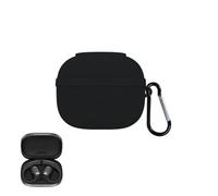 Silicone Case Compatible with Shokz OpenFit Pro, Full Coverage Shockproof Protective Cover (Black)