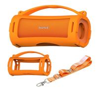 Silicone Case Compatible with Sony ULT Field 1 Portable Bluetooth Speaker, Protective Cover for Sony ULT Field 1 Speaker Accessories(Silicone Case) (Orange)