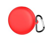 Silicone Case Compatible with Soundcore Sleep A30 - Protective Cover with Carabiner, Shockproof and Dustproof (Red)