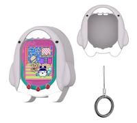 Silicone Case Compatible with Tamagotchi Uni (2023) Virtual Pet Machine, Cartoon Shark Shape Protective Skin Sleeve Shell for Tamagotchi Uni with Finger Lanyard
