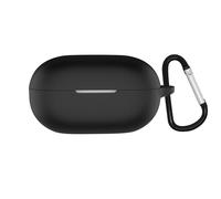 Silicone Case Cover for 2024 Beats Solo Buds Wireless Earbuds Accessories, Soft Protective Case (Black)