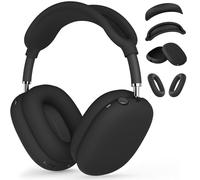 Silicone Case Cover for AirPods Max - Ear Pad, Cups, Headband Protector - Soft Accessories for Apple AirPods Max New USB-C (2024) - Black