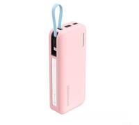 Silicone Case Cover for CUKTECH CP25 20000mAh for battery Pack - Anti Scratch Washable Sleeve Portable Charger Skin Full Coverage Fit(Pink)