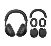 Silicone Case Cover For Sony WH-1000XM6,Ear Pads Covers/Headband Protector Cushion/Ear Cups Protector,Headphone Accessories (Black 3-Piece Set)