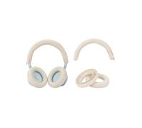 Silicone Case Cover for Soundcore by Anker Space One Active Noise Cancelling Headphones,Ear Caps Cover/Headband Cover for Space One,Anti-Scratch Accessories Soft Silicone Protector.(Cream)