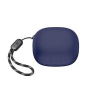 Silicone Case Cover for Soundcore P20i,Protective Shockproof Soft Skin Headphone Cover with Hand Strap,Support Wireless Charging (blue)